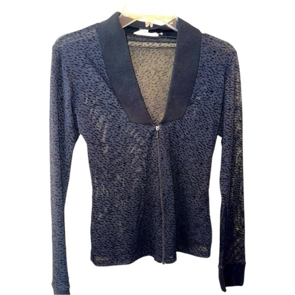 Rayure Paris Women’s Long Sleeve Vintage Sheer Jacket Top